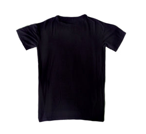 Open image in slideshow, Men&#39;s Short Sleeve Lenzig Modal Shirt, Black
