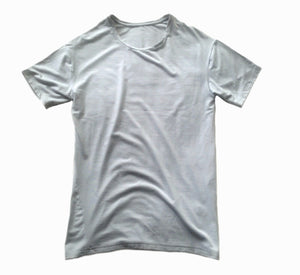 Open image in slideshow, Men&#39;s Short Sleeve Lenzig Modal Shirt, Dove Grey
