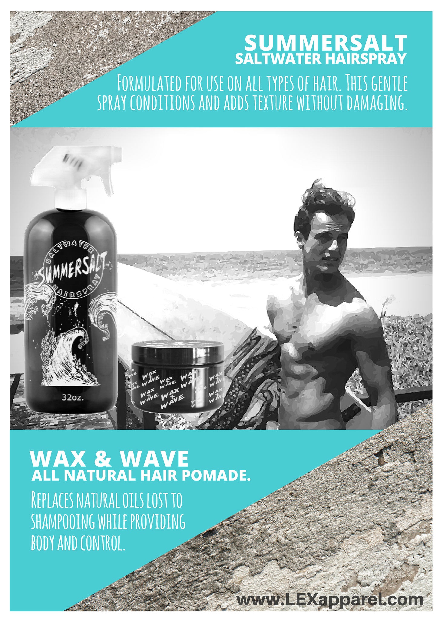 Wax & Wave All Natural Pomade